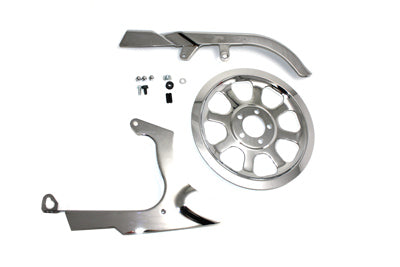 Chrome Belt Guard Kit - V-Twin Mfg.