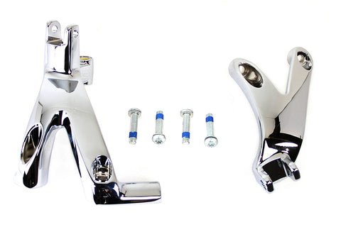 OE Standard Forward Control Mount Kit Chrome - V-Twin Mfg.