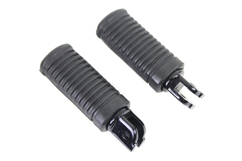 M8 Driver Footpeg Set Black - V-Twin Mfg.