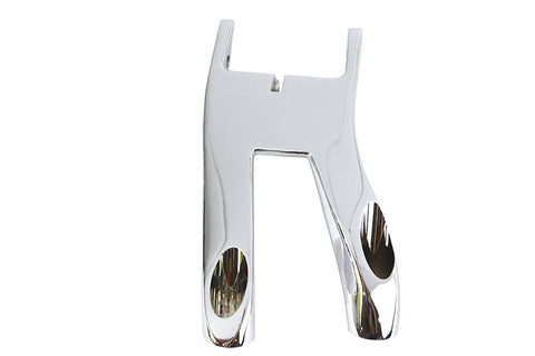 M8 Right Bracket Footboard Mount Chrome - V-Twin Mfg.