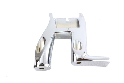 M8 Left Bracket Footboard Mount Chrome - V-Twin Mfg.