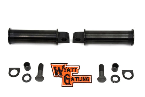 Parkerized Combat Shooter Style Footpeg Set - V-Twin Mfg.