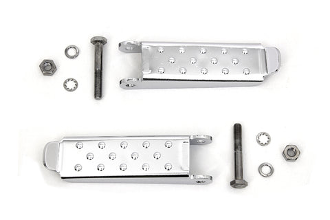 Chrome Combat Footpeg Set - V-Twin Mfg.