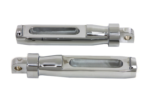 Chrome Batique Style Footpeg Set - V-Twin Mfg.