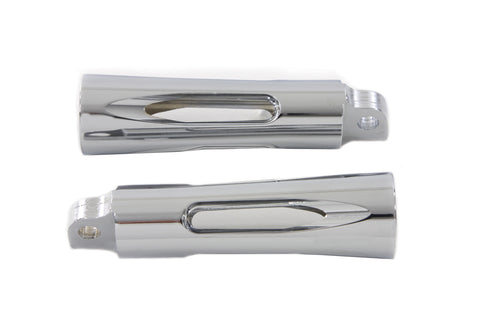 Chrome Milled Style Footpeg Set - V-Twin Mfg.