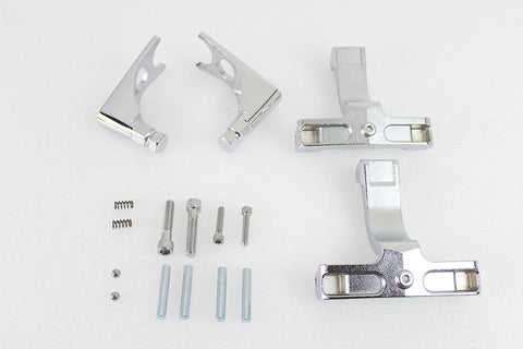 Chrome Passenger Footboard Mount Kit - V-Twin Mfg.