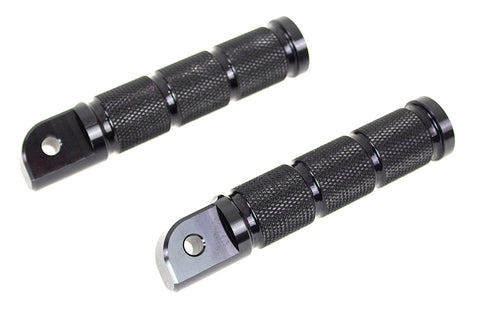 Black Retro Passenger Footpeg Set - V-Twin Mfg.