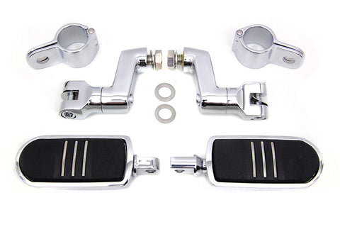 Chrome Streamliner Footpeg Kit - V-Twin Mfg.
