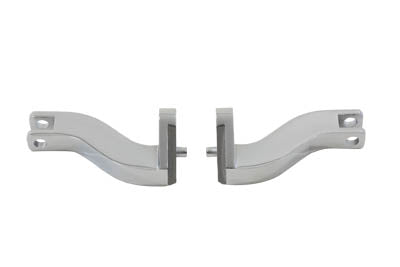 Footpeg Mount Bracket Set Passenger Chrome - V-Twin Mfg.