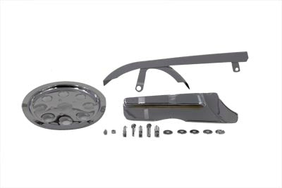 Chrome Belt Guard and Pulley Cover Kit - V-Twin Mfg.