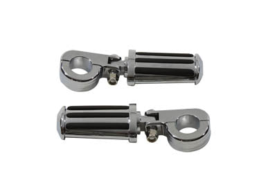 Chrome Railer Style Footpeg Set - V-Twin Mfg.