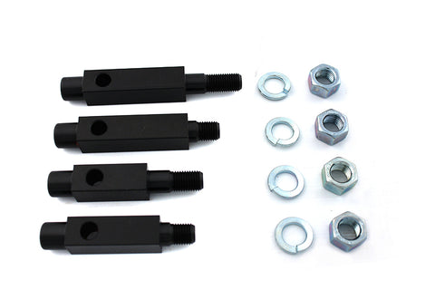 Footboard Bracket Set Black - V-Twin Mfg.