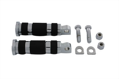 Chrome Magna Ring Style Passenger Footpeg Set - V-Twin Mfg.