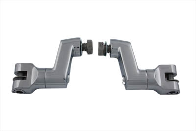 Offset Footpeg Mount Kit Chrome - V-Twin Mfg.