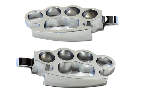 Chrome Knuckle Footpeg Set - V-Twin Mfg.