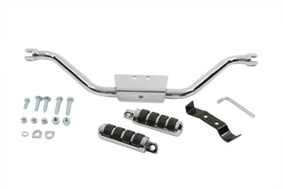 Mustache Highway Bar Kit with Cats Paw Footpeg - V-Twin Mfg.