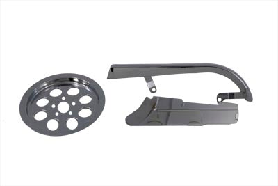 Chrome Belt Guard Kit - V-Twin Mfg.
