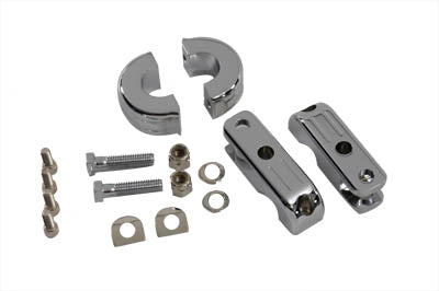 Chrome Billet Footpeg Mount - V-Twin Mfg.