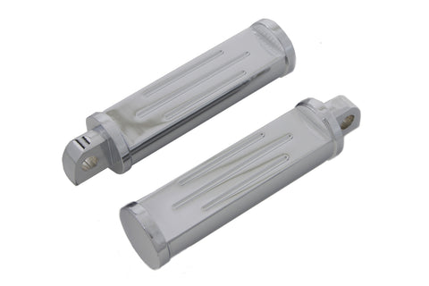 Chrome Ball Milled Footpeg Set - V-Twin Mfg.