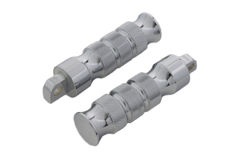 Convex Knurled Footpeg Set - V-Twin Mfg.