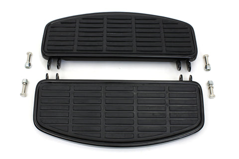 'D' Driver Footboard Set Gloss Black - V-Twin Mfg.