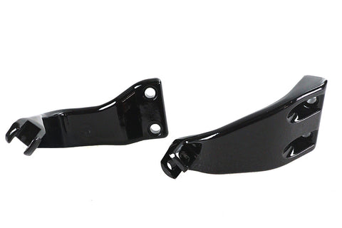 Black Driver Footpeg Mount Set - V-Twin Mfg.