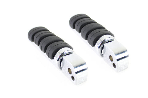 Passenger ISO Footpeg Set Chrome - V-Twin Mfg.
