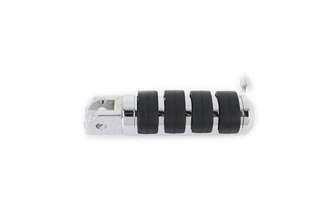 Driver ISO Footpeg Set Chrome - V-Twin Mfg.