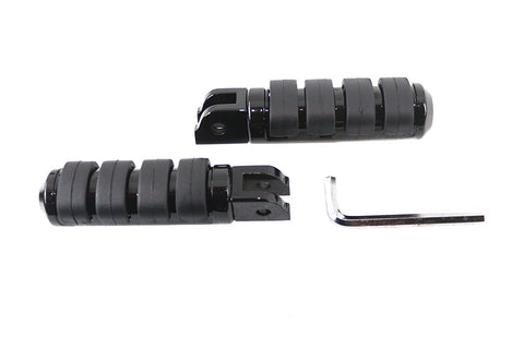 Driver ISO Footpeg Set Black - V-Twin Mfg.