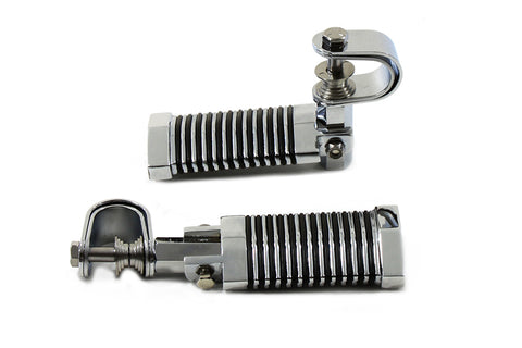 O-Ring Style Footpeg Set Flat Diamond Shape - V-Twin Mfg.