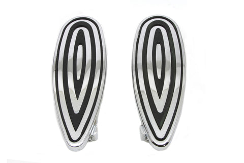 Billet Footboard Set Chrome - V-Twin Mfg.