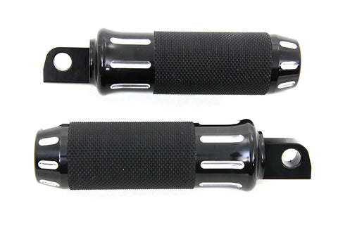 Black Cobra Style Footpeg Set - V-Twin Mfg.