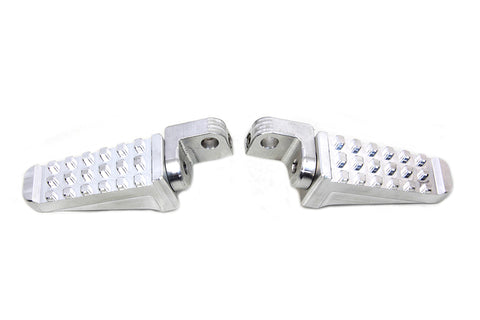 Polished Racer Style Footpeg Set - V-Twin Mfg.
