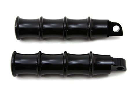 Black Tribal Style Footpeg Set - V-Twin Mfg.