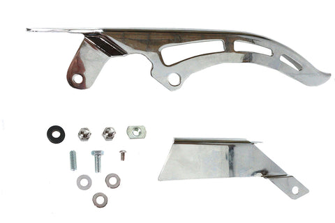 Chrome Upper Rear Belt Guard - V-Twin Mfg.