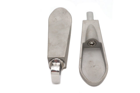 Chrome Spoon Footpeg Set - V-Twin Mfg.