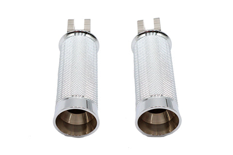 M8 Speedster Driver Footpeg Set Chrome - V-Twin Mfg.