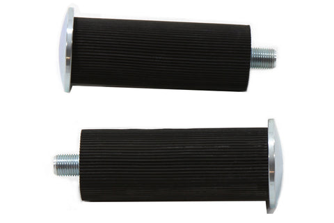 Rear Buddy Seat Footpeg Set Zinc - V-Twin Mfg.