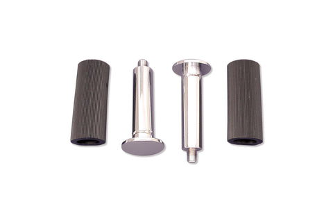Rear Buddy Seat Footpeg Set Chrome - V-Twin Mfg.