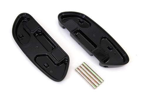 Passenger Footboard Set Black - V-Twin Mfg.
