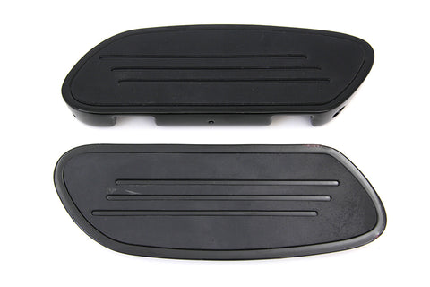 Black Passenger Footboard Set - V-Twin Mfg.