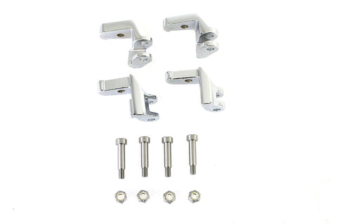 Driver Footboard Relocator Kit Chrome - V-Twin Mfg.