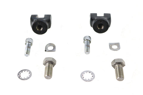 Mini Footpeg Clevis Set Black - V-Twin Mfg.