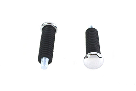 Stud Mount Rubber Footpeg Set - V-Twin Mfg.