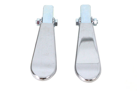 Chrome Spoon Footpeg Set - V-Twin Mfg.