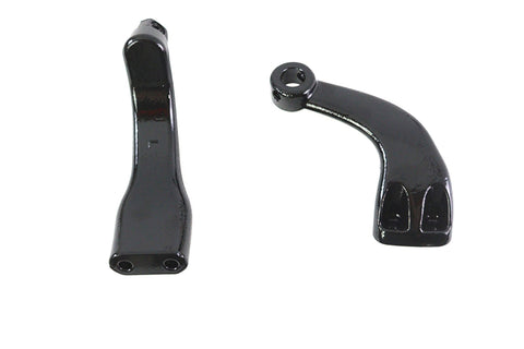 Driver Footpeg Mount Set Black - V-Twin Mfg.