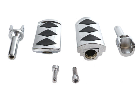 Diamond Style Adjustable Footpeg Set - V-Twin Mfg.