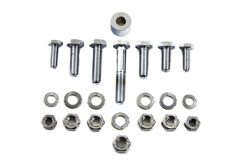 Exhaust System Mounting Bolt Kit Chrome - V-Twin Mfg.