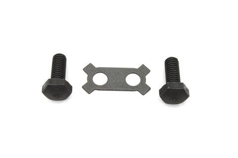 Transmission 2nd Gear Retaining Bracket Lock Tab and Bolt - V-Twin Mfg.