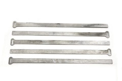 Cadmium Feed Oil Line Straps - V-Twin Mfg.